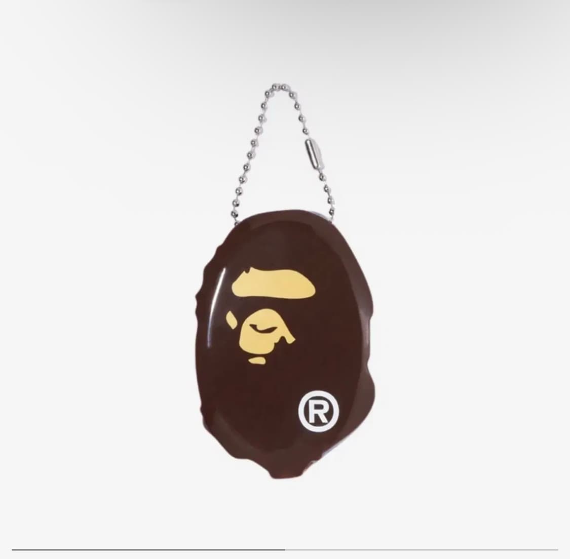 베이프 헤드 메탈 키체인 브라운 상품이미지1