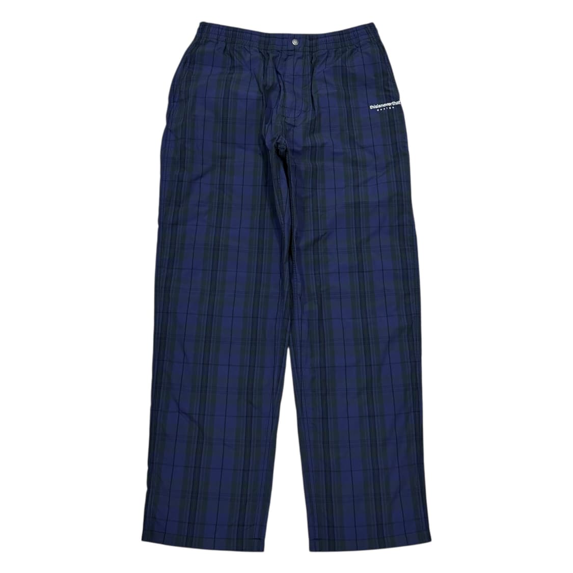 디스이즈네버댓 코듀라 체크 팬츠 바지 네이비 L 상품이미지1
