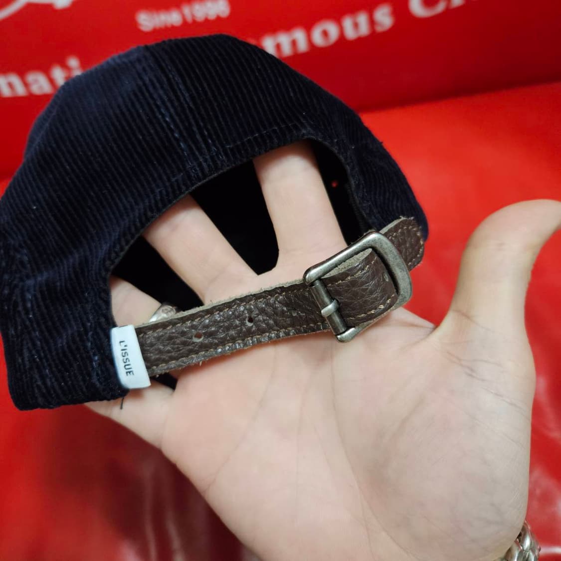 리슈(L'ISSUE) 22ss 네이비 코듀로이 볼캡 상품이미지4