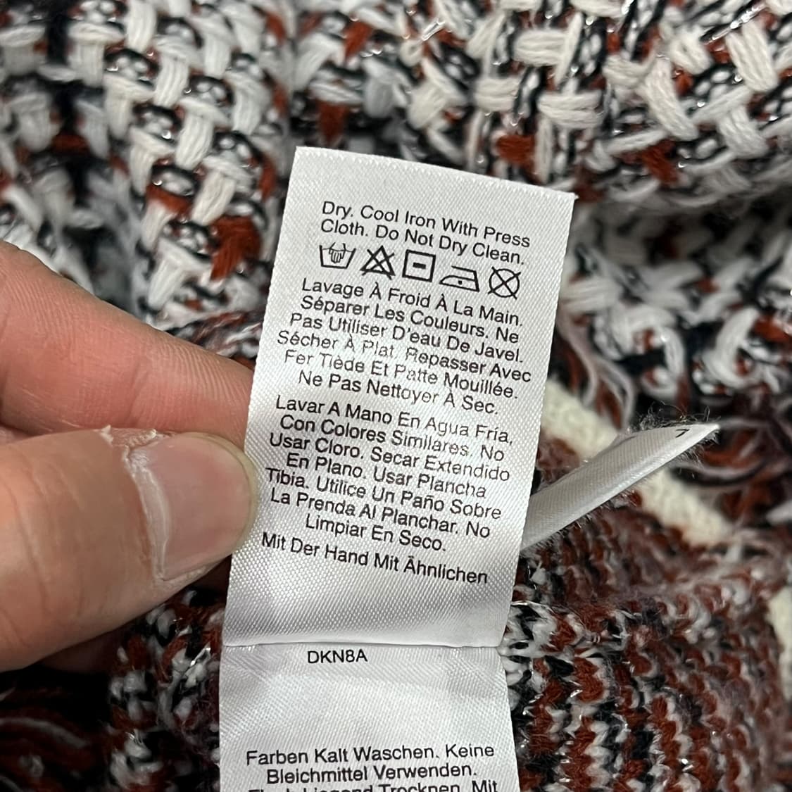  dkny 트위드 니트 y14275 상품이미지10