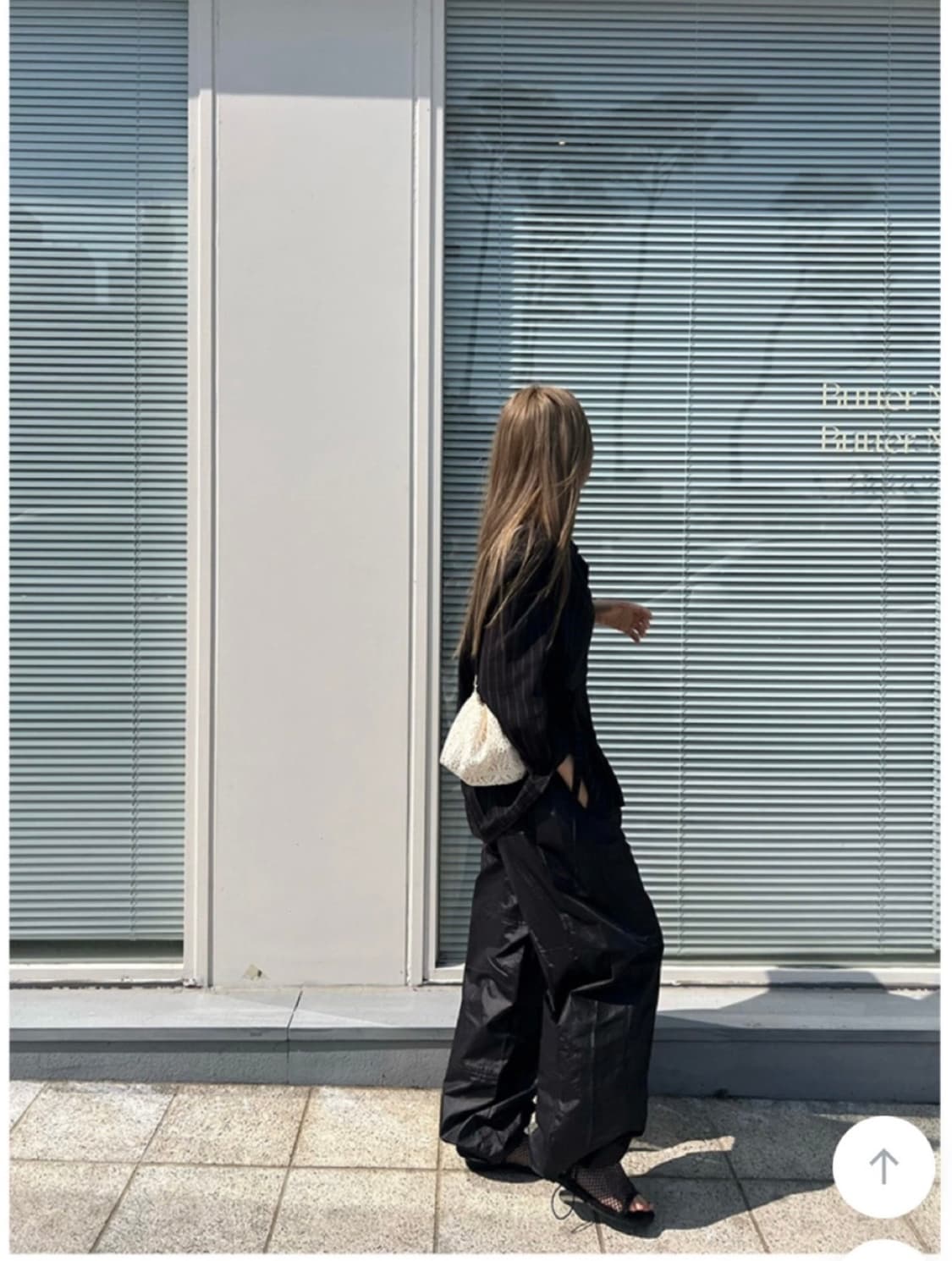 유연룸 비즈 코팅 나일론 파라슈트 팬츠 상품이미지2