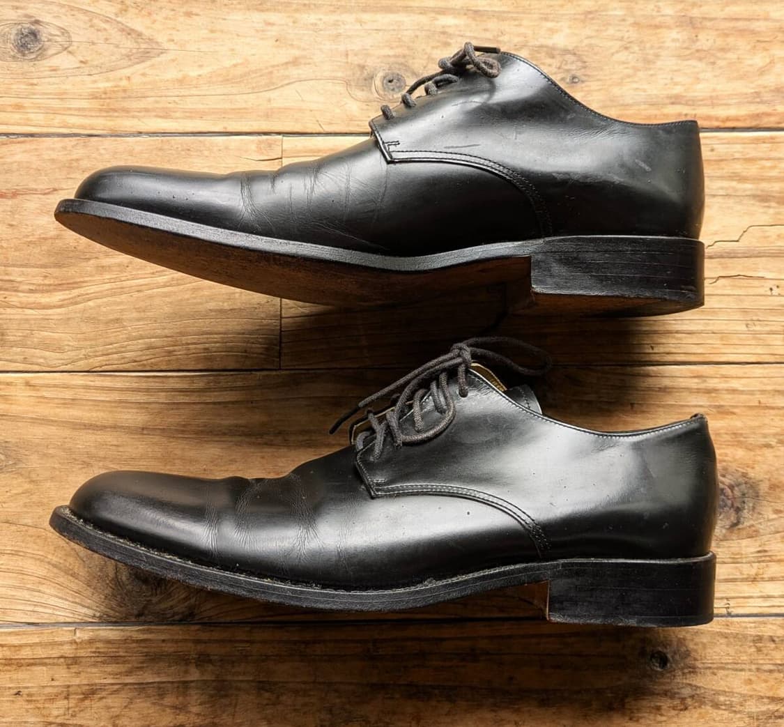 꼼데가르송 레이디스 플레인토 더비슈즈 상품이미지2