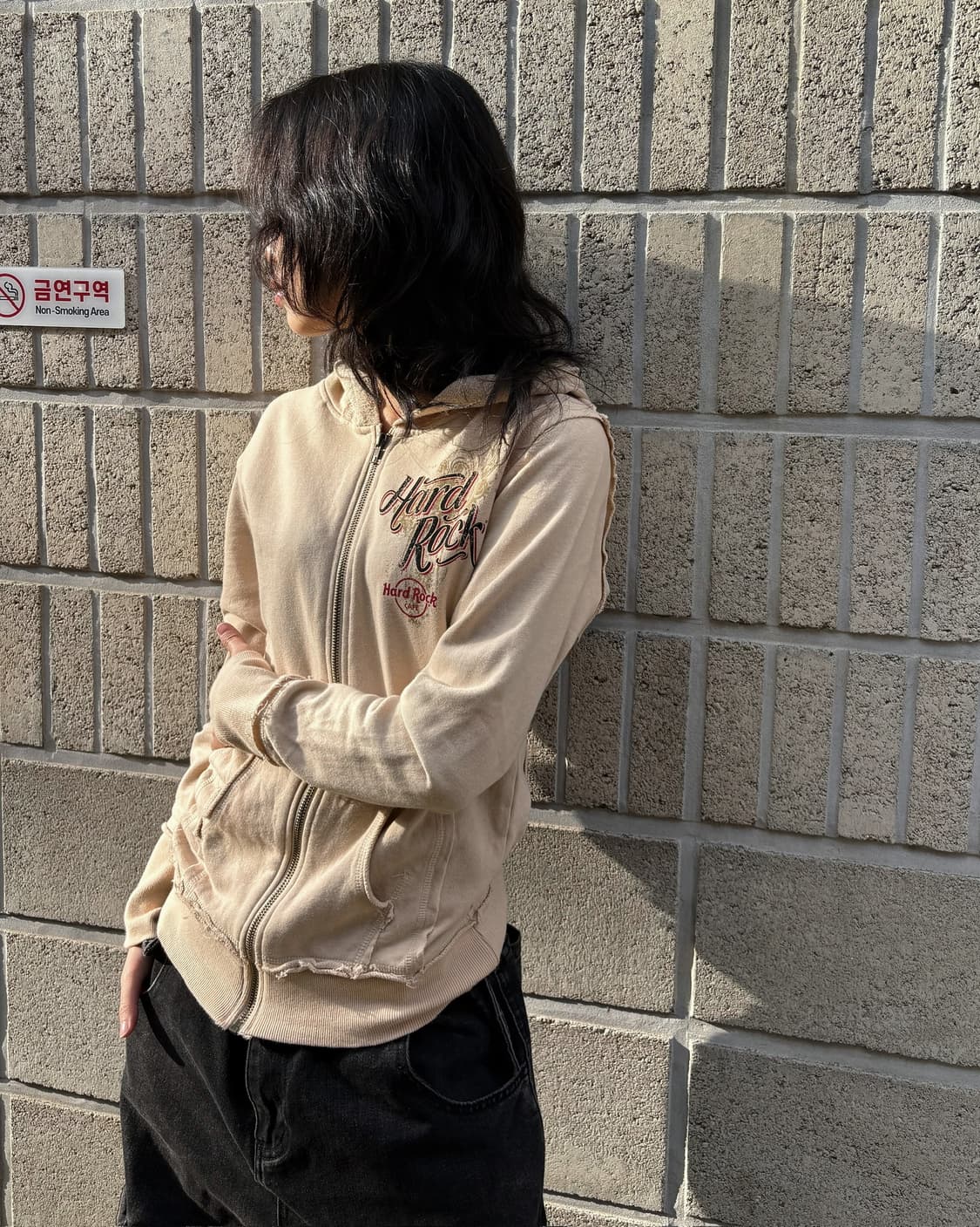 하드 락 카페 프린팅 후드집업 상품이미지3