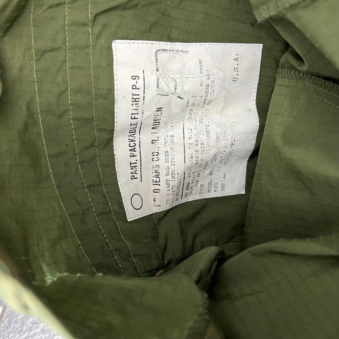 폴로랄프로렌 폴로진스 USA 테크니컬 카고 패커블 팬츠 상품이미지8