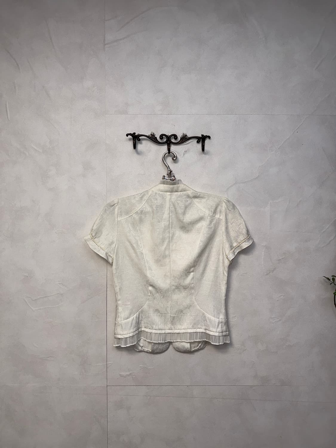 Ivory oriental double button pleats bl 상품이미지5