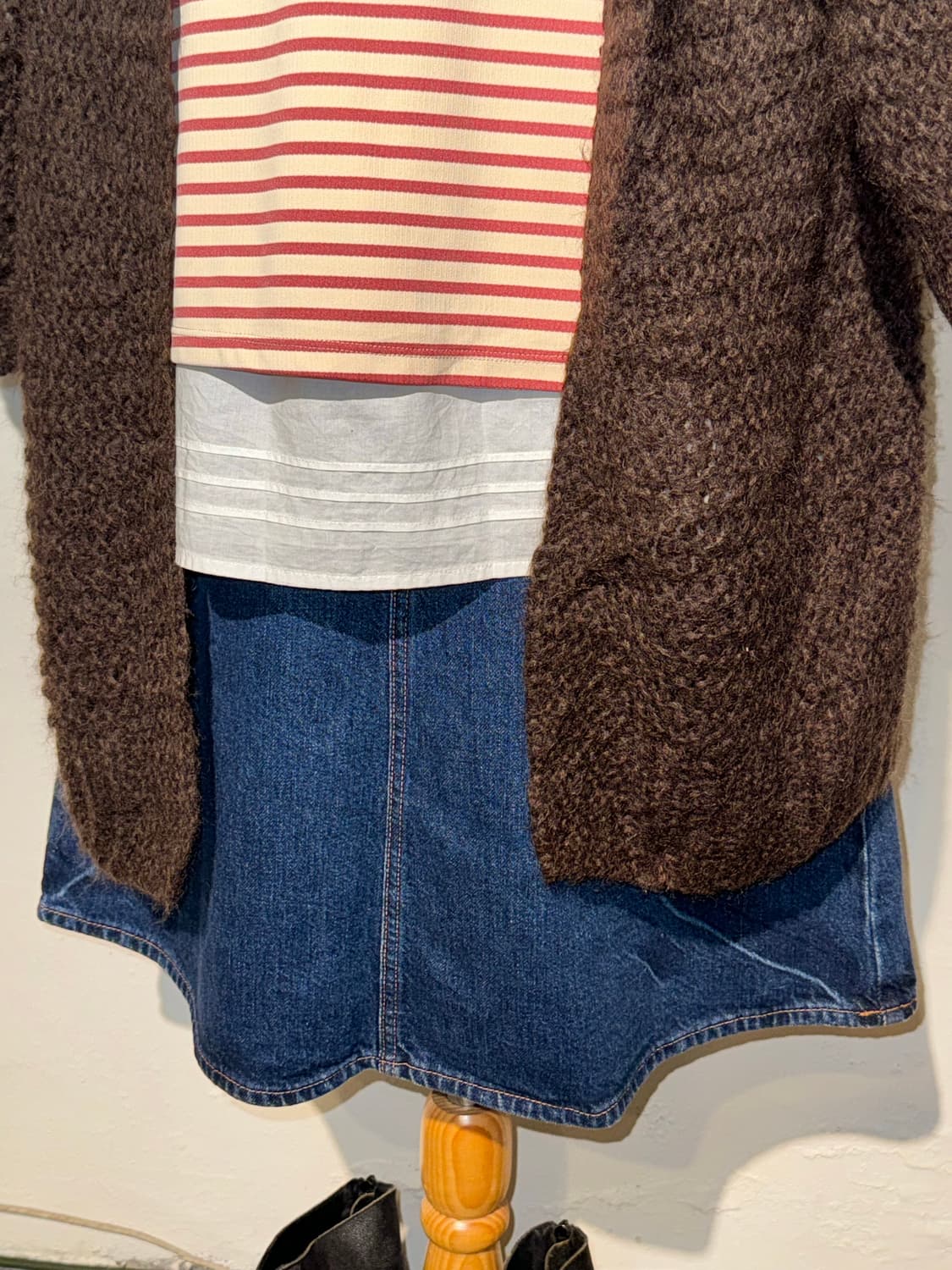 earth music 셔츠 원피스 상품이미지2