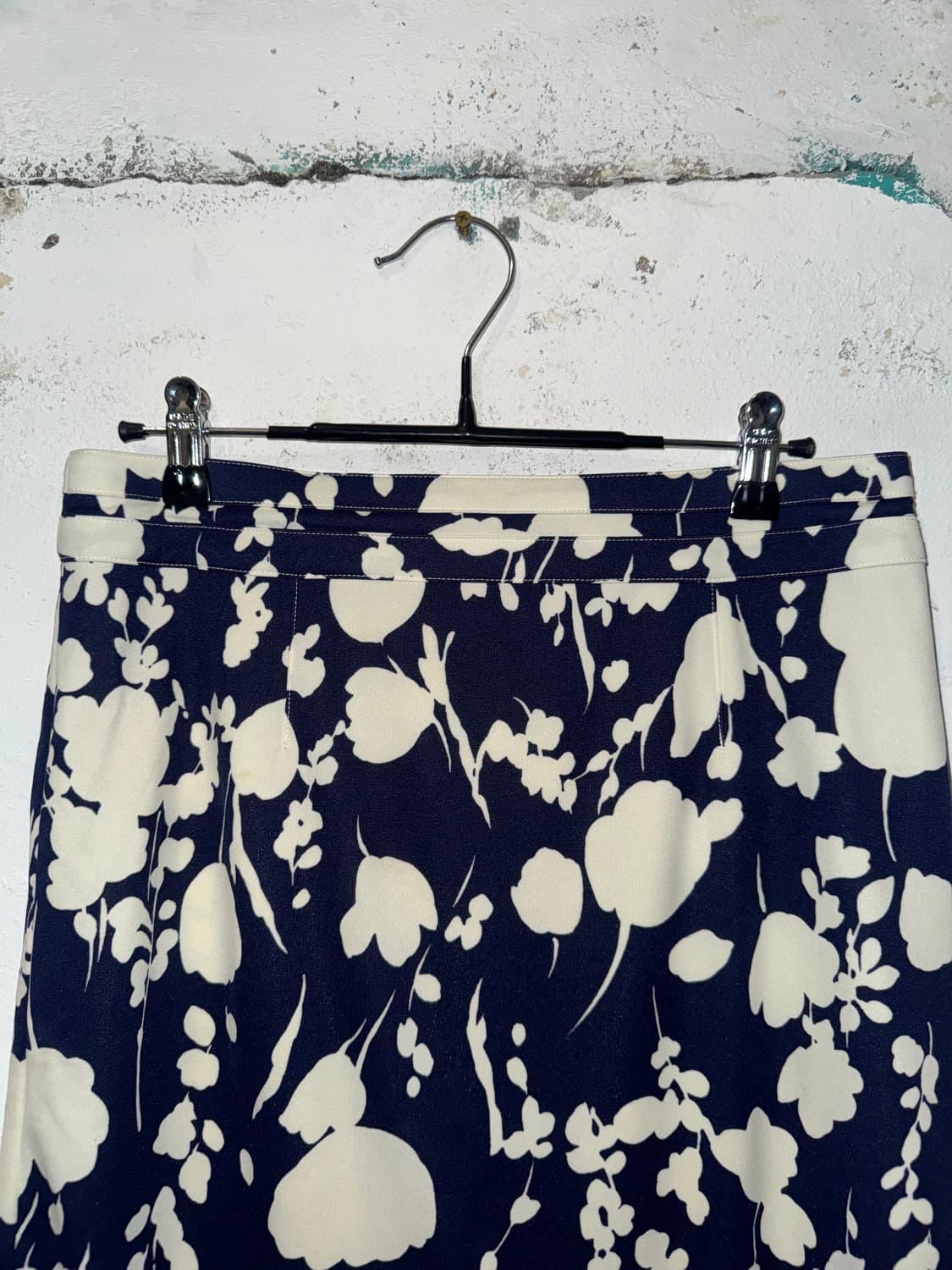 빈티지 플라워 새틴 스커트 상품이미지2