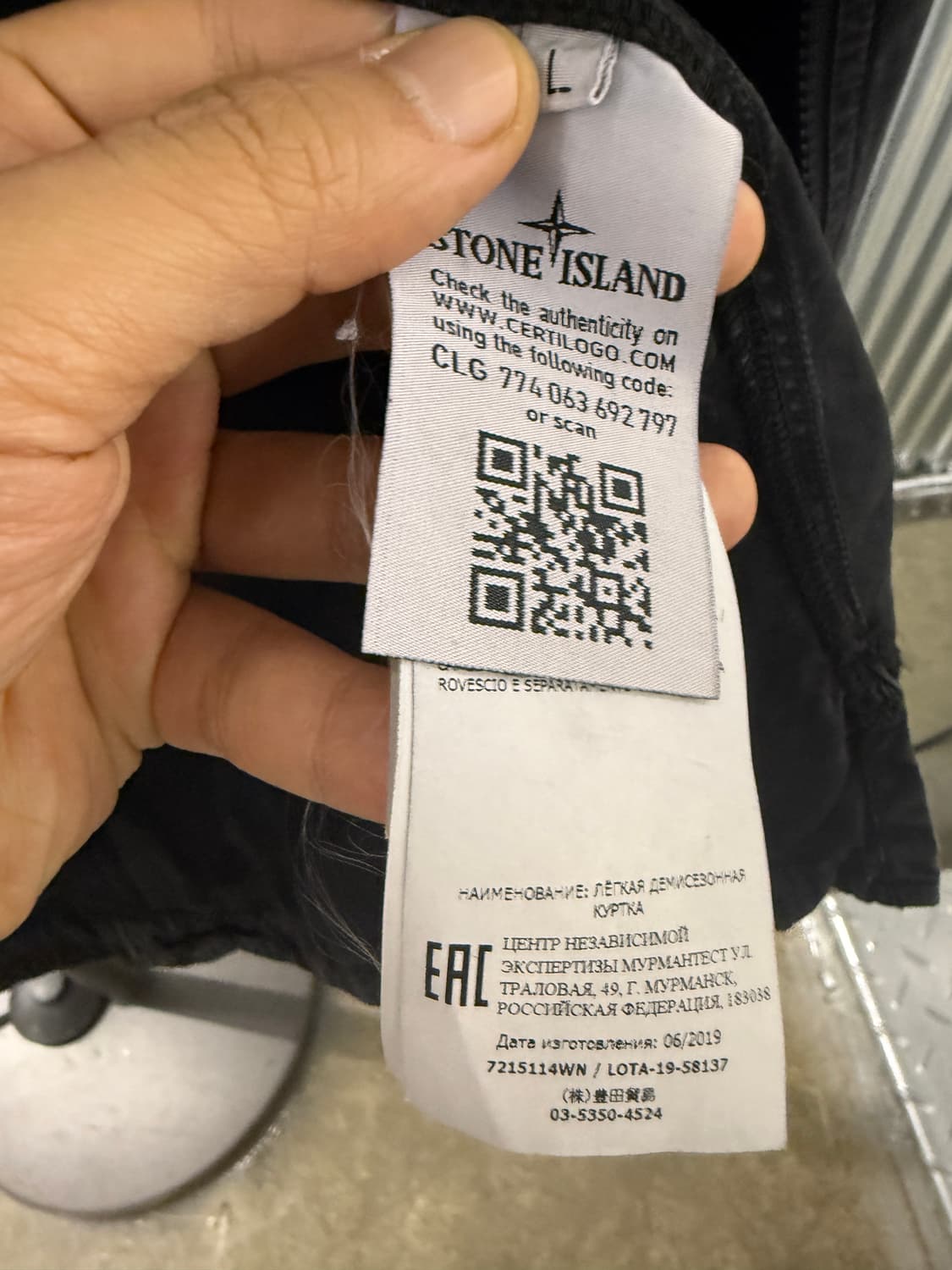 스톤아일랜드 정품 가먼트다잉 블랙 오버셔츠 자켓 L 상품이미지9