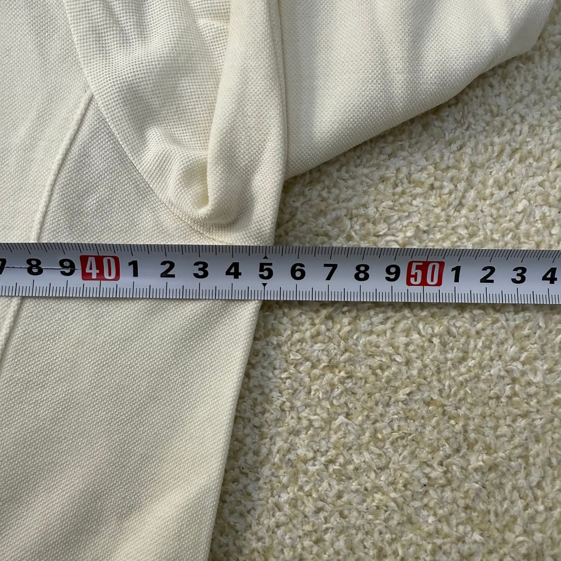 [95] 헤지스 골프 아이보리 카라 티셔츠 0102T1 상품이미지7