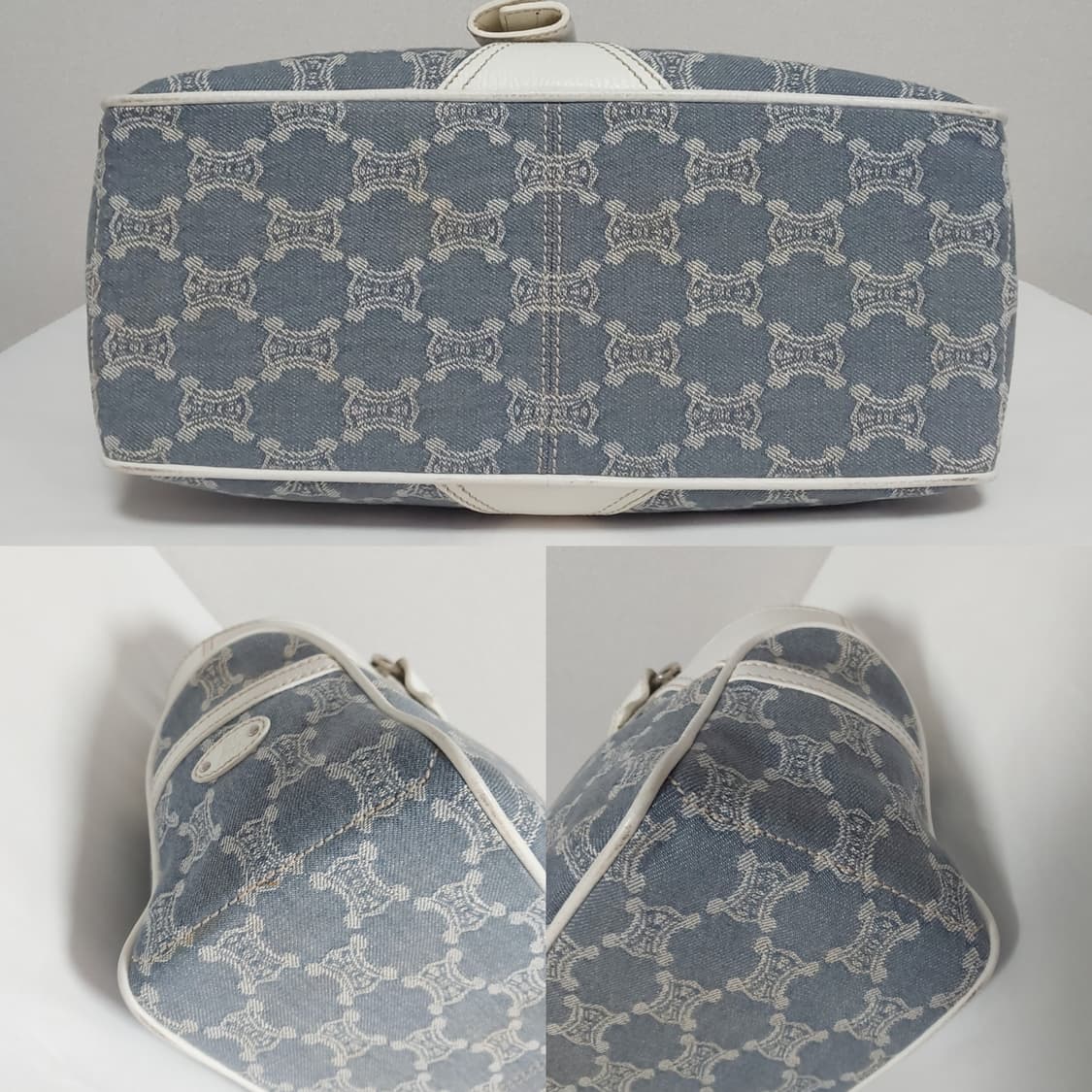 셀린느 데님 마카담 트리오페 부기백 토트백 (정품) 상품이미지8