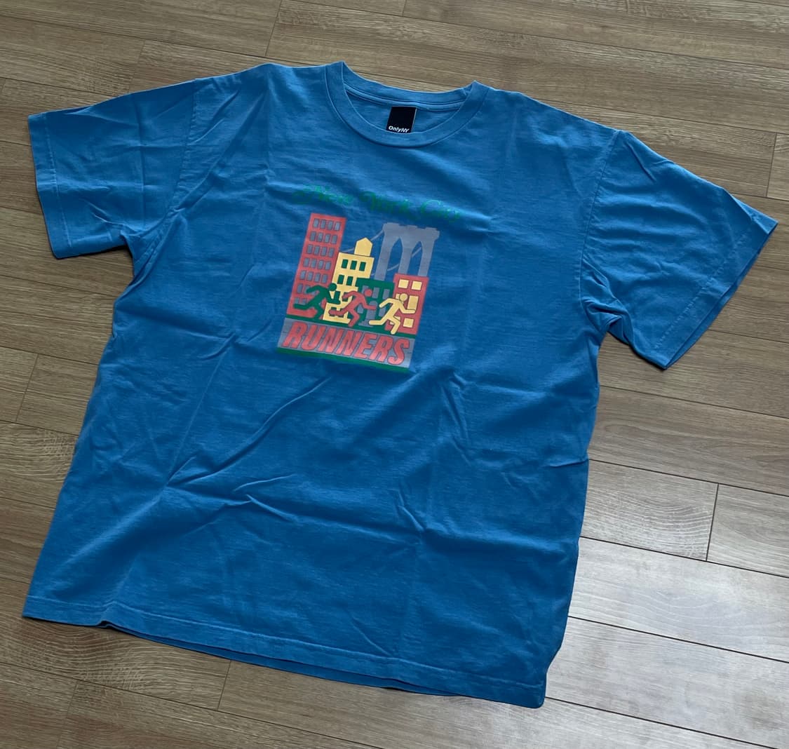 Only ny 티셔츠 블루 상품이미지1