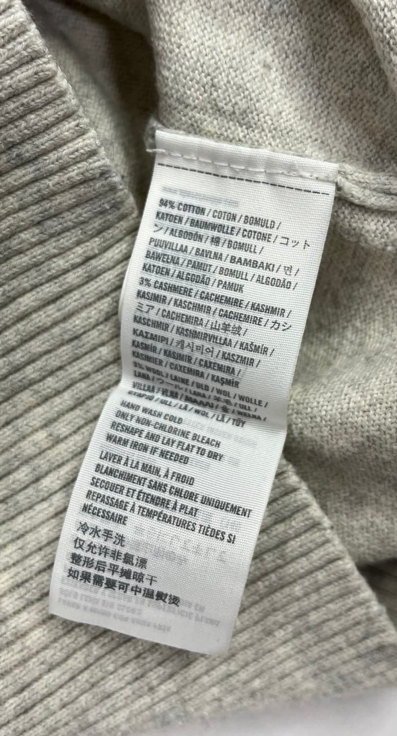 아베크롬비 캐시미어 혼방 V넥 니트 S 상품이미지4