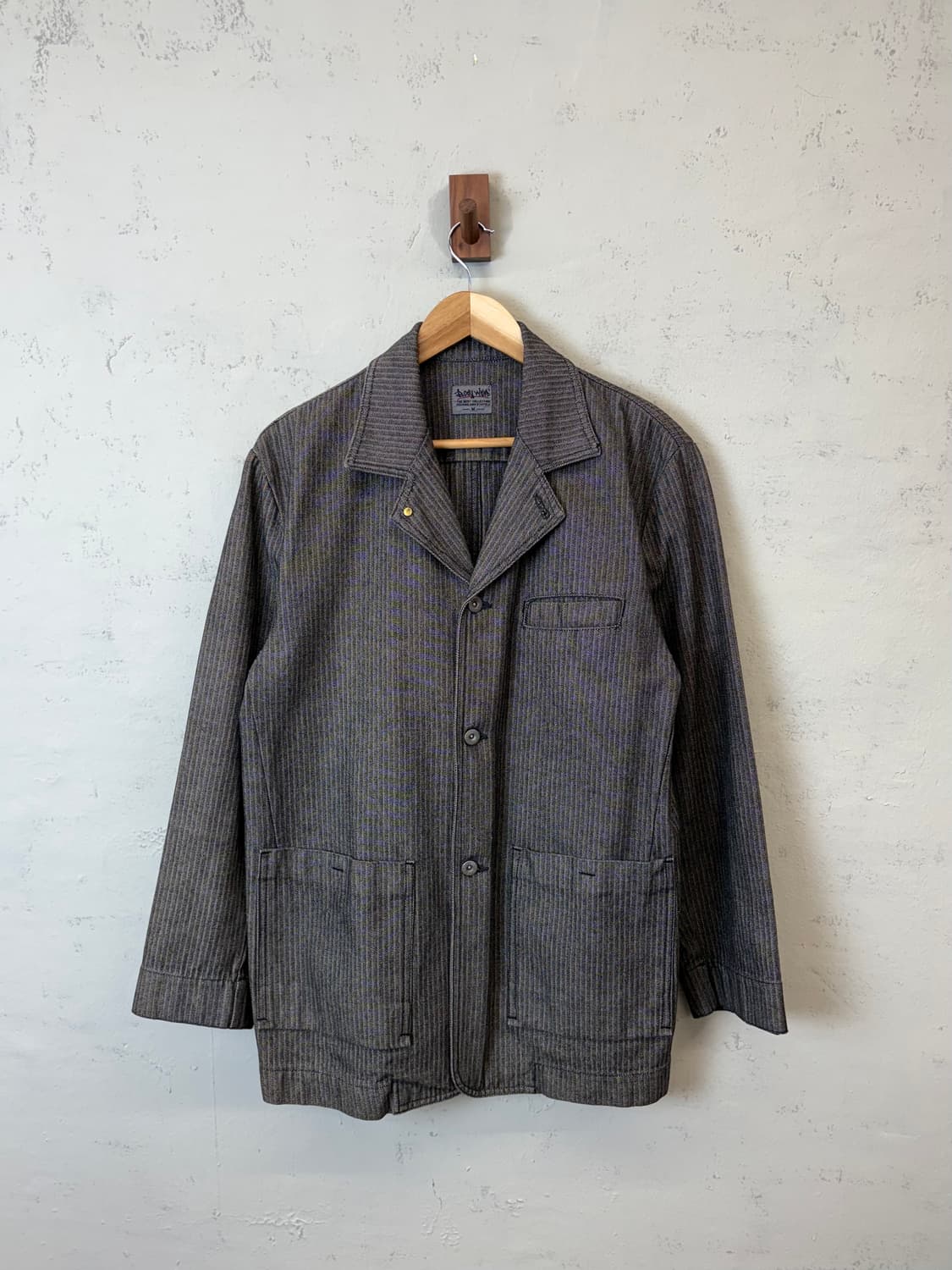 JPN 빈티지 헤링본 데님 초어 워크자켓 상품이미지1