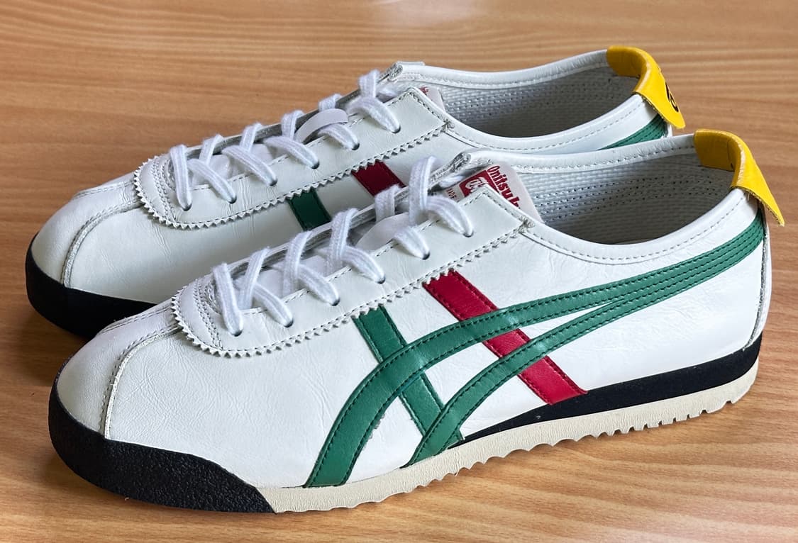 오니츠카티이거 림버업 NM 니폰 메이드 화이트/그린 상품이미지3