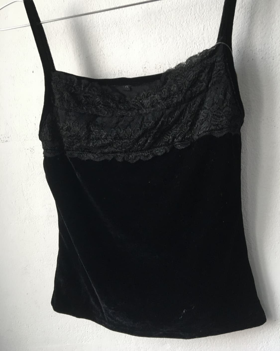 Lace point velvet sleeveless 상품이미지1