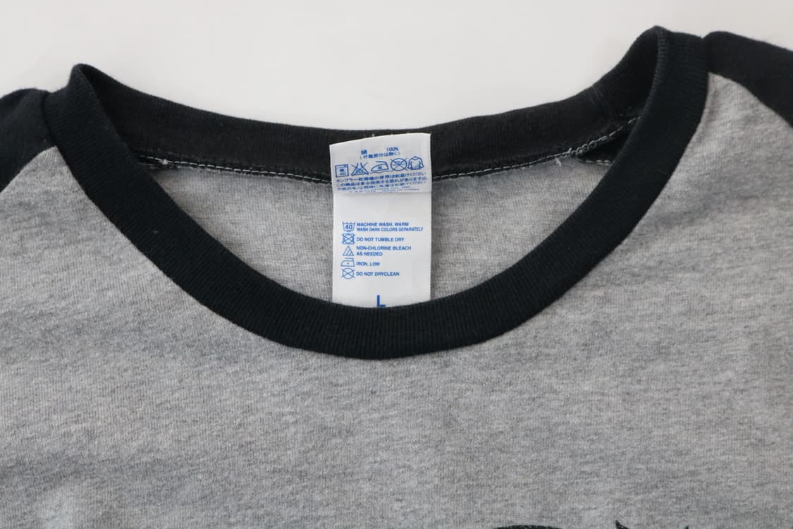 ERI KITAMURA 에리 키타무라 빈티지 래글런 7부 티셔츠 (L) 상품이미지4