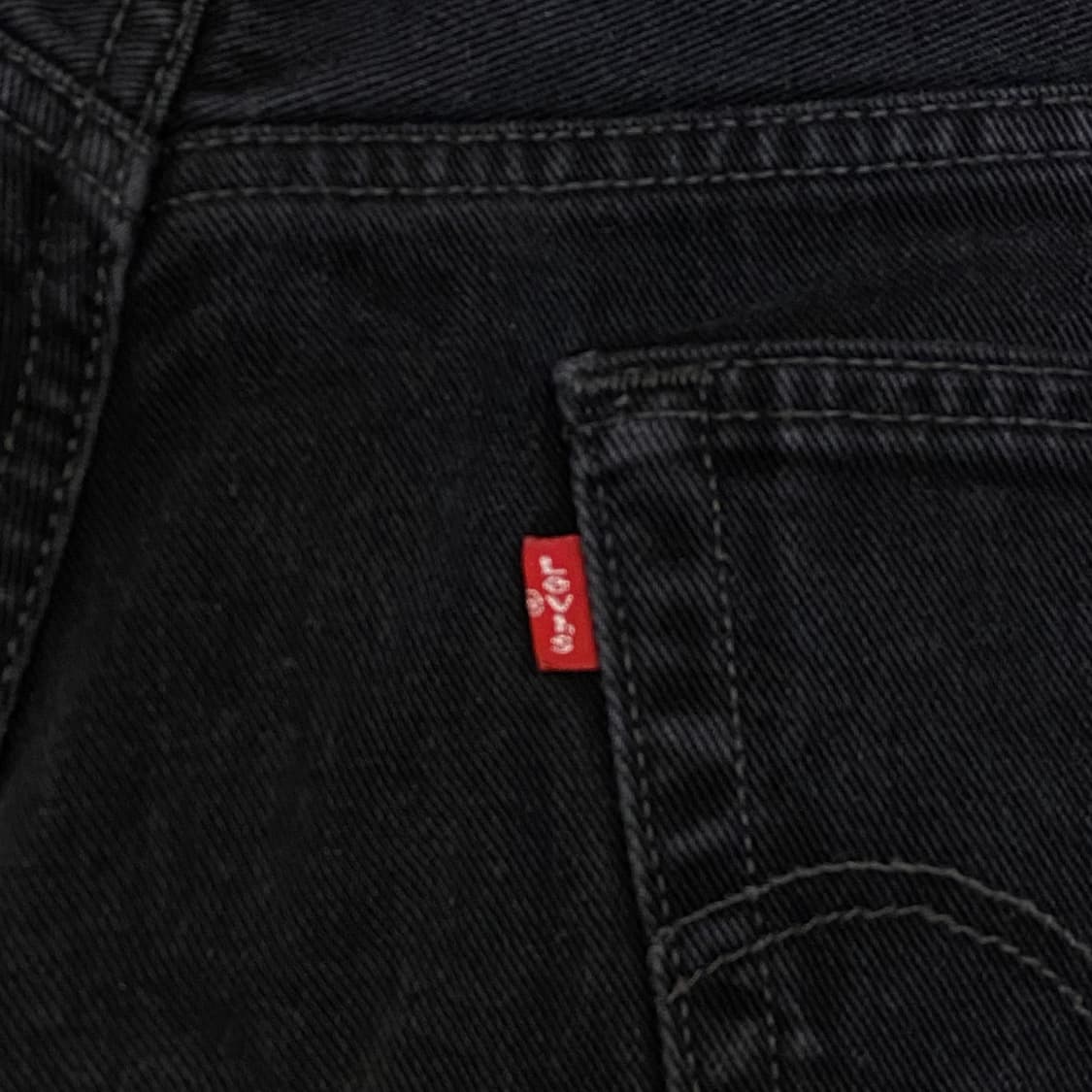 미국 빈티지 리바이스 505 레귤러핏 블랙진 청바지 상품이미지8