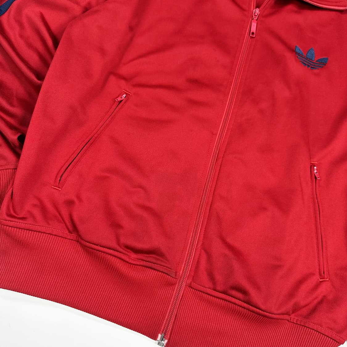 (오염존재)아디다스 og 구형 파이어버드 져지 버건디 L 상품이미지5