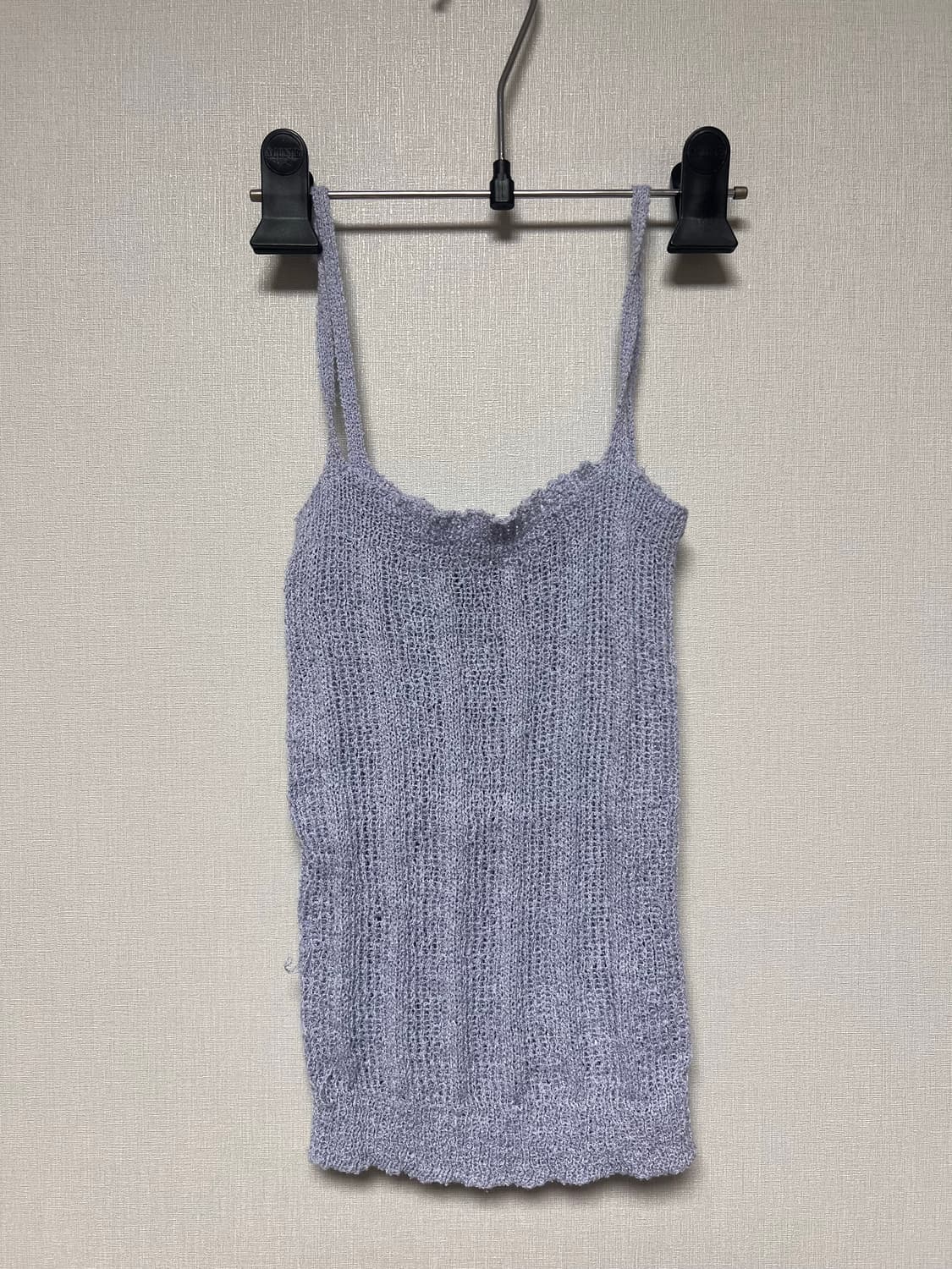 baby blue 니트 슬리브리스 상품이미지1