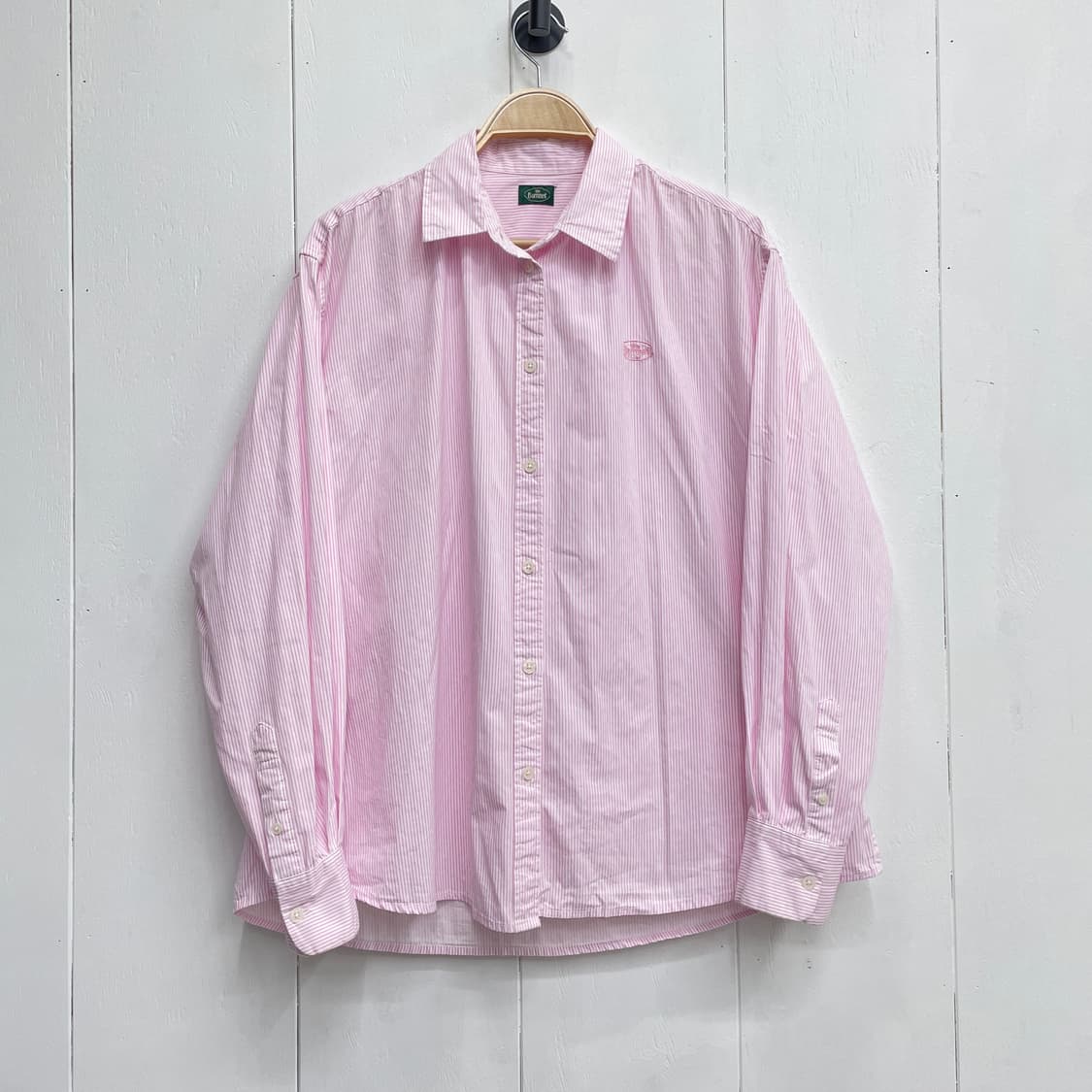 더바넷 핑크 스트라이프 셔츠 상품이미지2