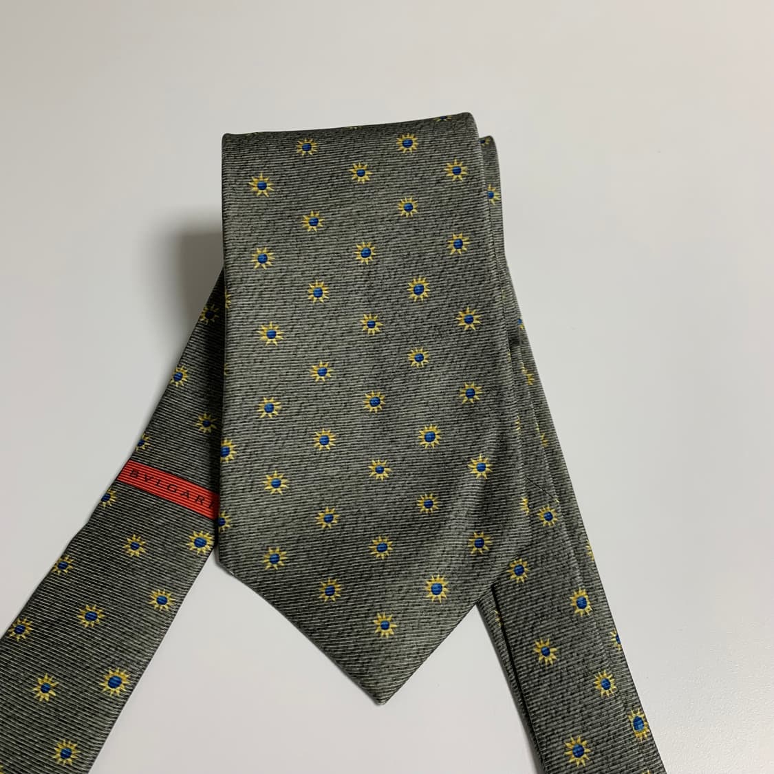 불가리(BVLGARI) 명품넥타이 자카드 클래식룩 A+등급 10.2cm 상품이미지9