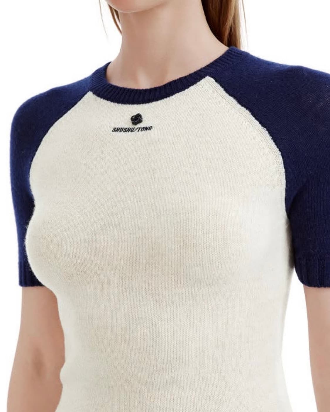 [8,10,12]슈슈통 26ss 나그랑 울 니트/네이비 상품이미지2