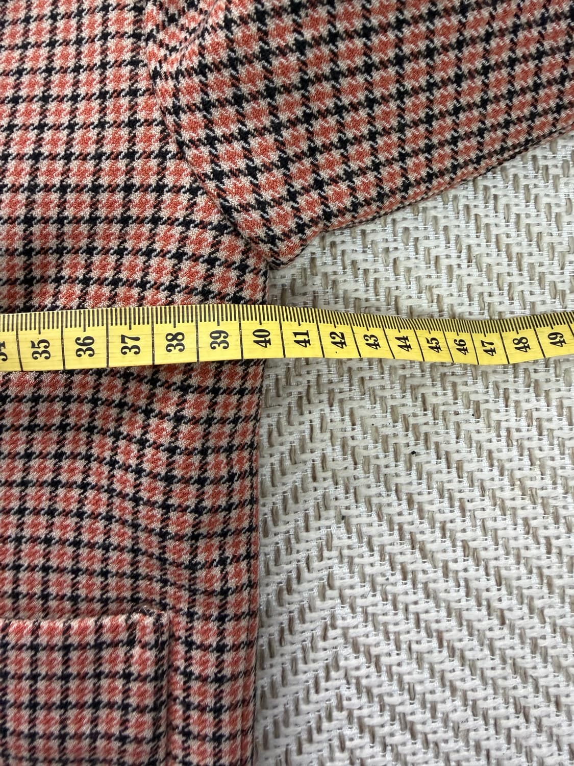 정품) 더캐시미어 한섬 키즈 헌즈투스 체크 자켓 100 상품이미지8