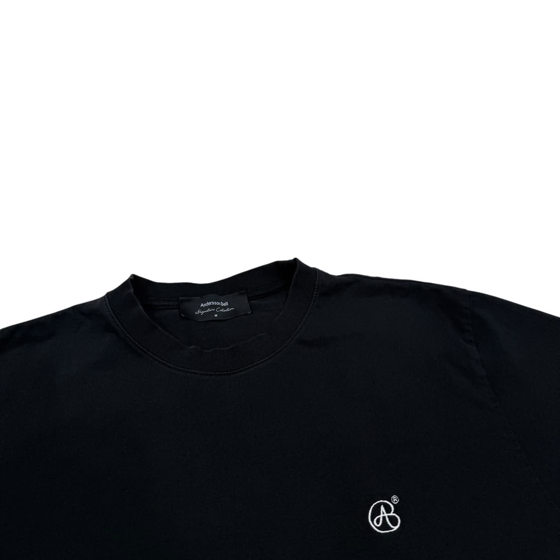 앤더슨벨 백로고 프린팅 반팔티 블랙 M 상품이미지2