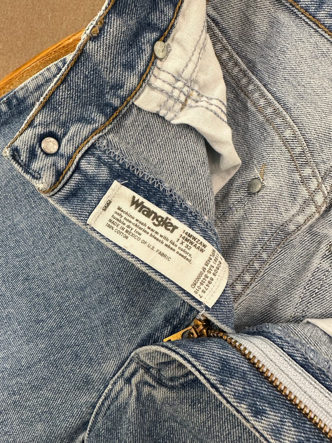 (25inch) 90s 빈티지 랭글러 연청 웨스턴 상품이미지10