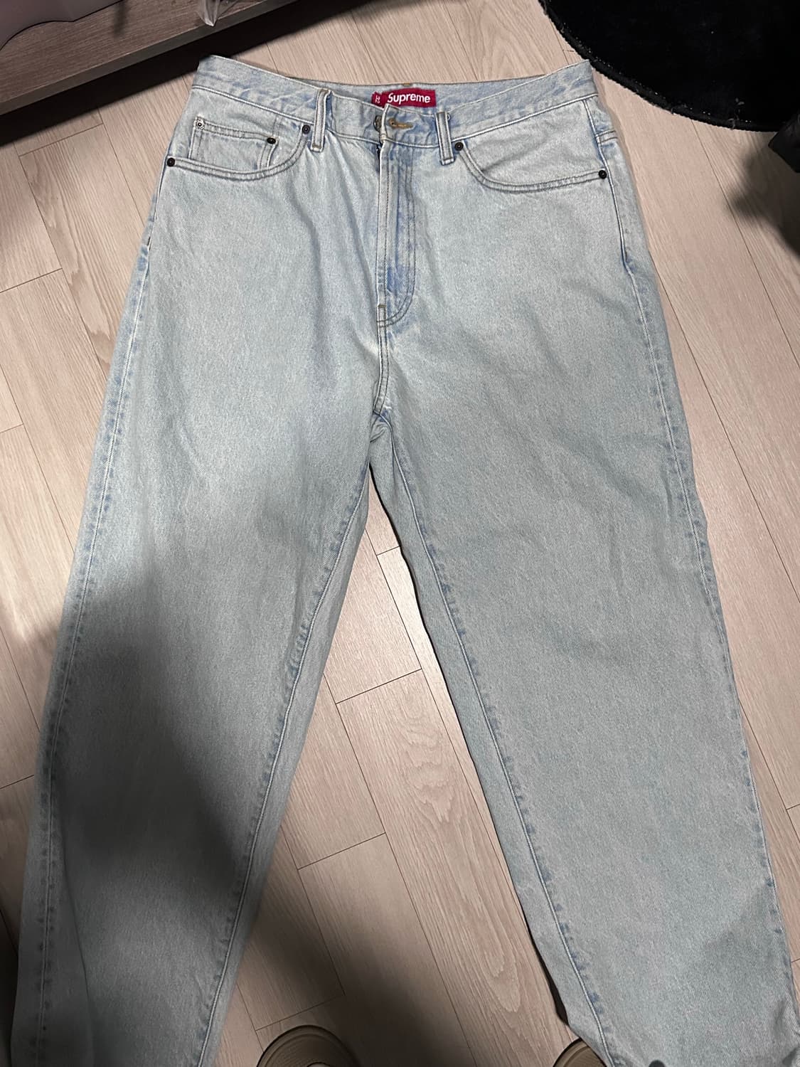 슈프림 배기진 32 라이트워시 상품이미지2