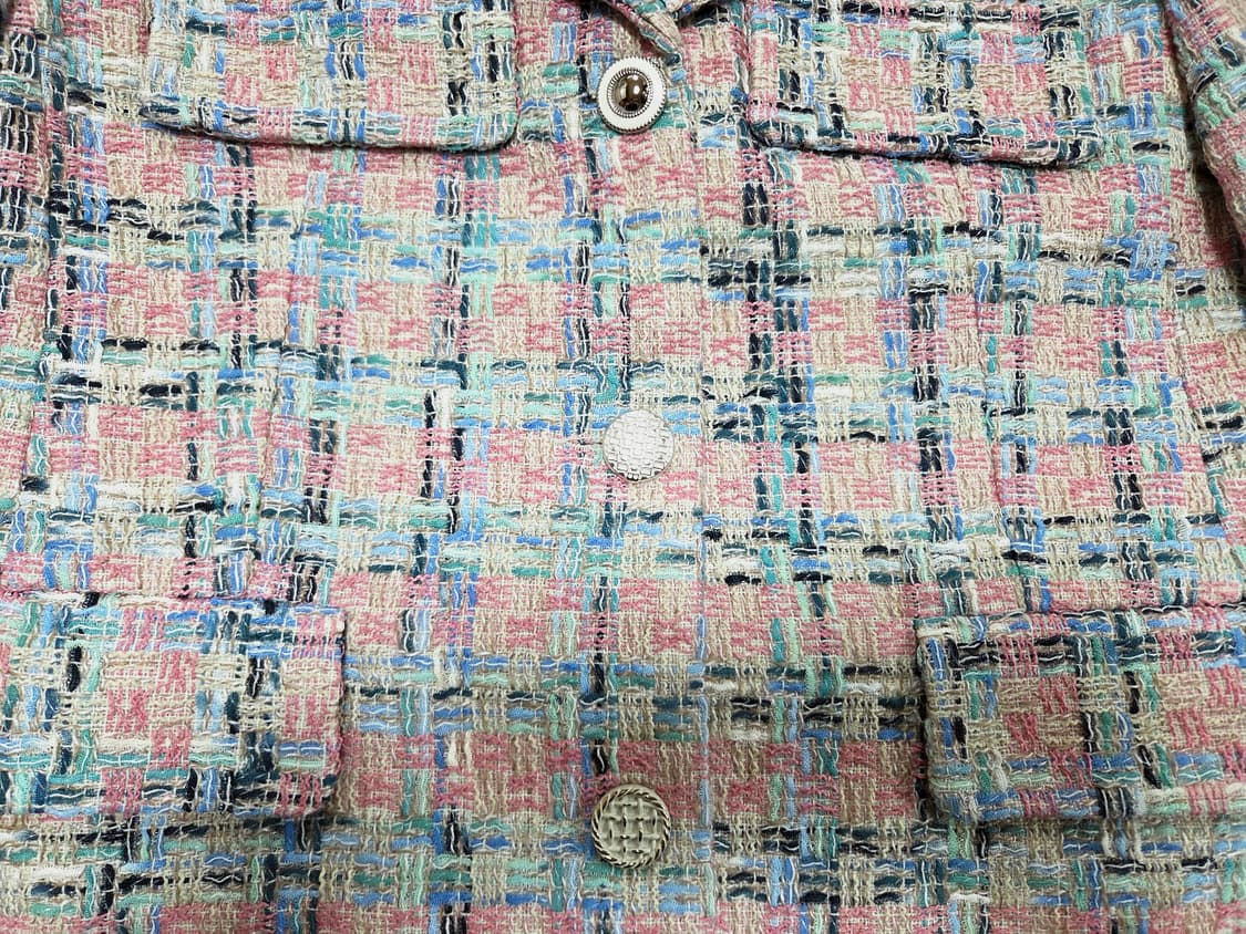 빨강(BBALGANG) 핑크트위드자켓 프리사이즈 새상품 상품이미지6