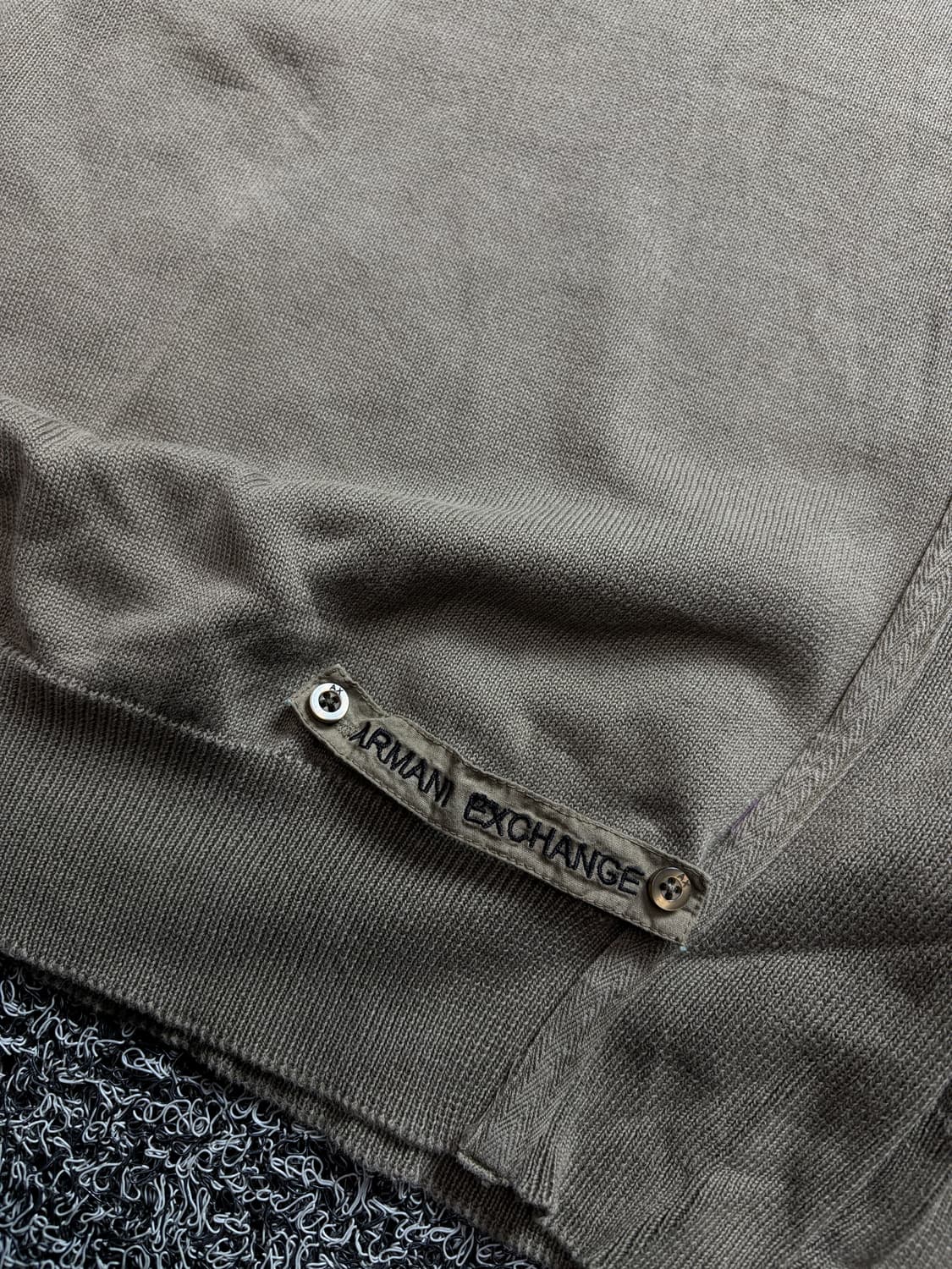 00s 아르마니 익스체인지 y2k 절개 디테일 빈티지 후디 니트 2013 상품이미지3