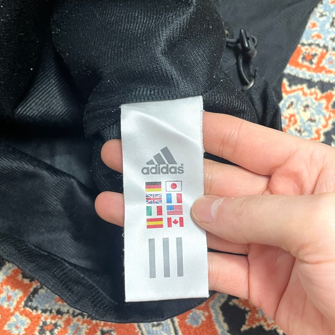 아디다스 삼각로고 블랙 바람막이 두산중공업 유니폼 남성100 상품이미지6