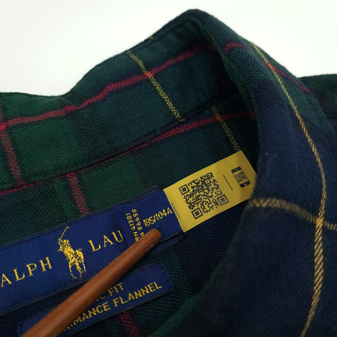 CN883 XL 폴로 랄프로렌 클래식 블랙워치 타탄체크 플란넬 셔츠 남방 상품이미지5