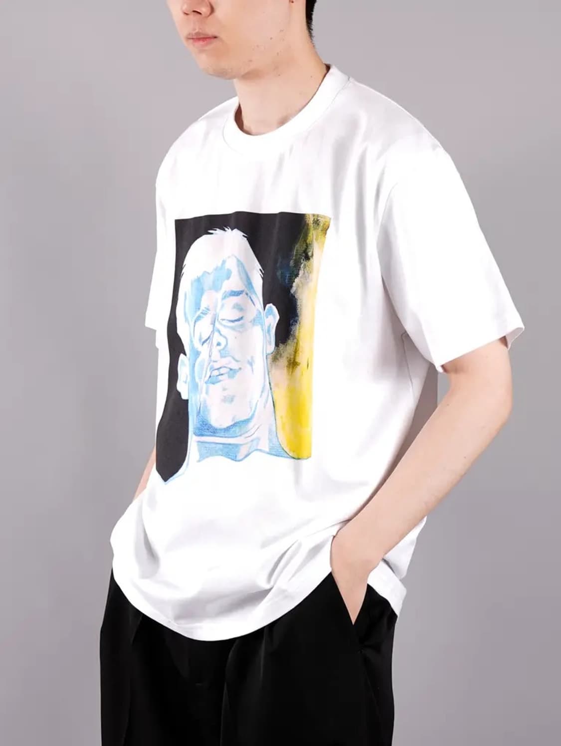 JW 앤더슨(JW Anderson) 오버사이즈드 프린티드 페이스 티셔츠 상품이미지3