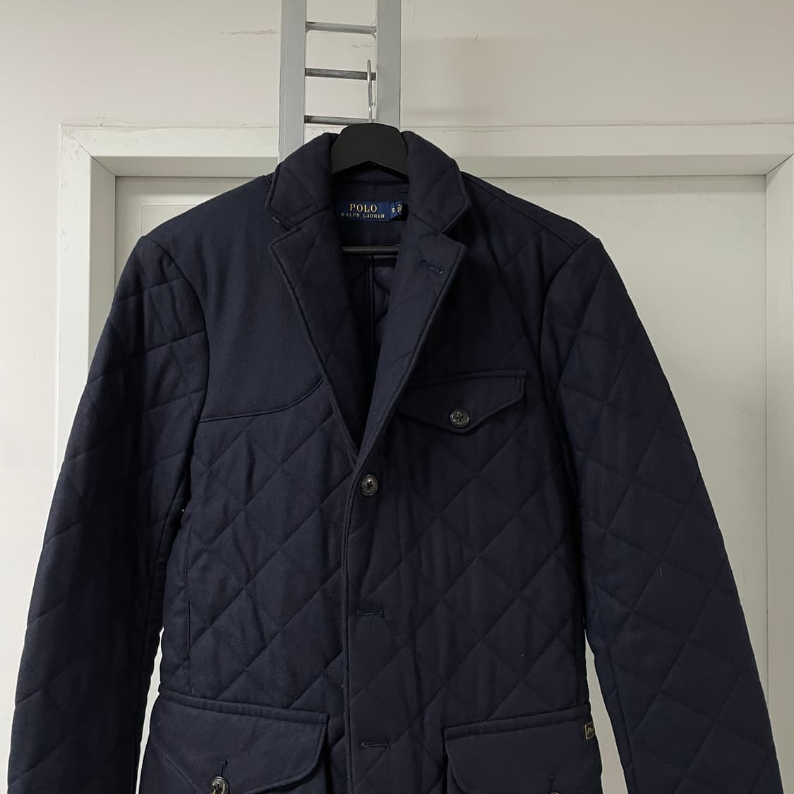 폴로 랄프로렌 퀄팅 블레이저 네이비 S 상품이미지2