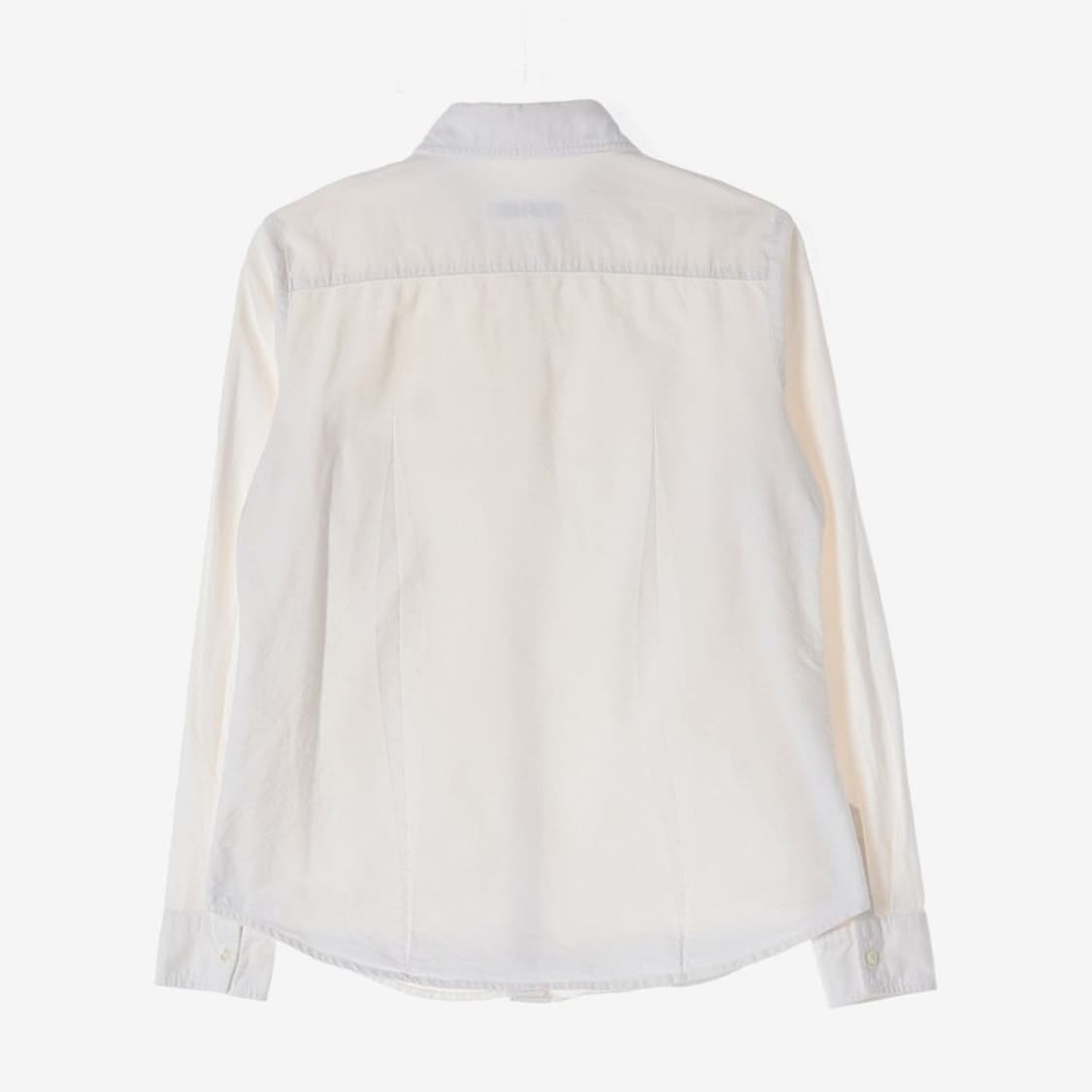 빈폴 그레이 배색 화이트 코튼 셔츠 95 상품이미지2