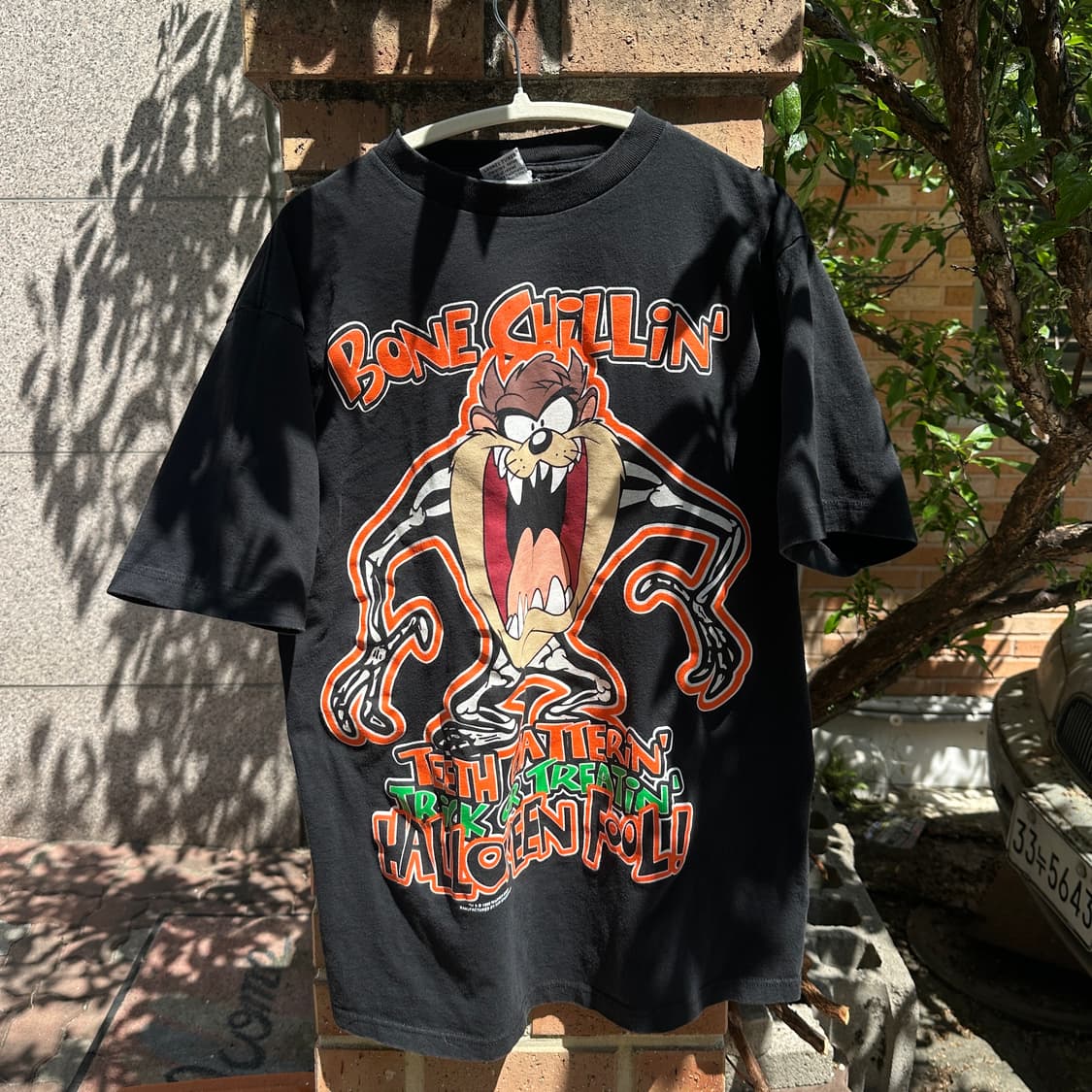 96 looney tunes taz halloween t shirt L 상품이미지1