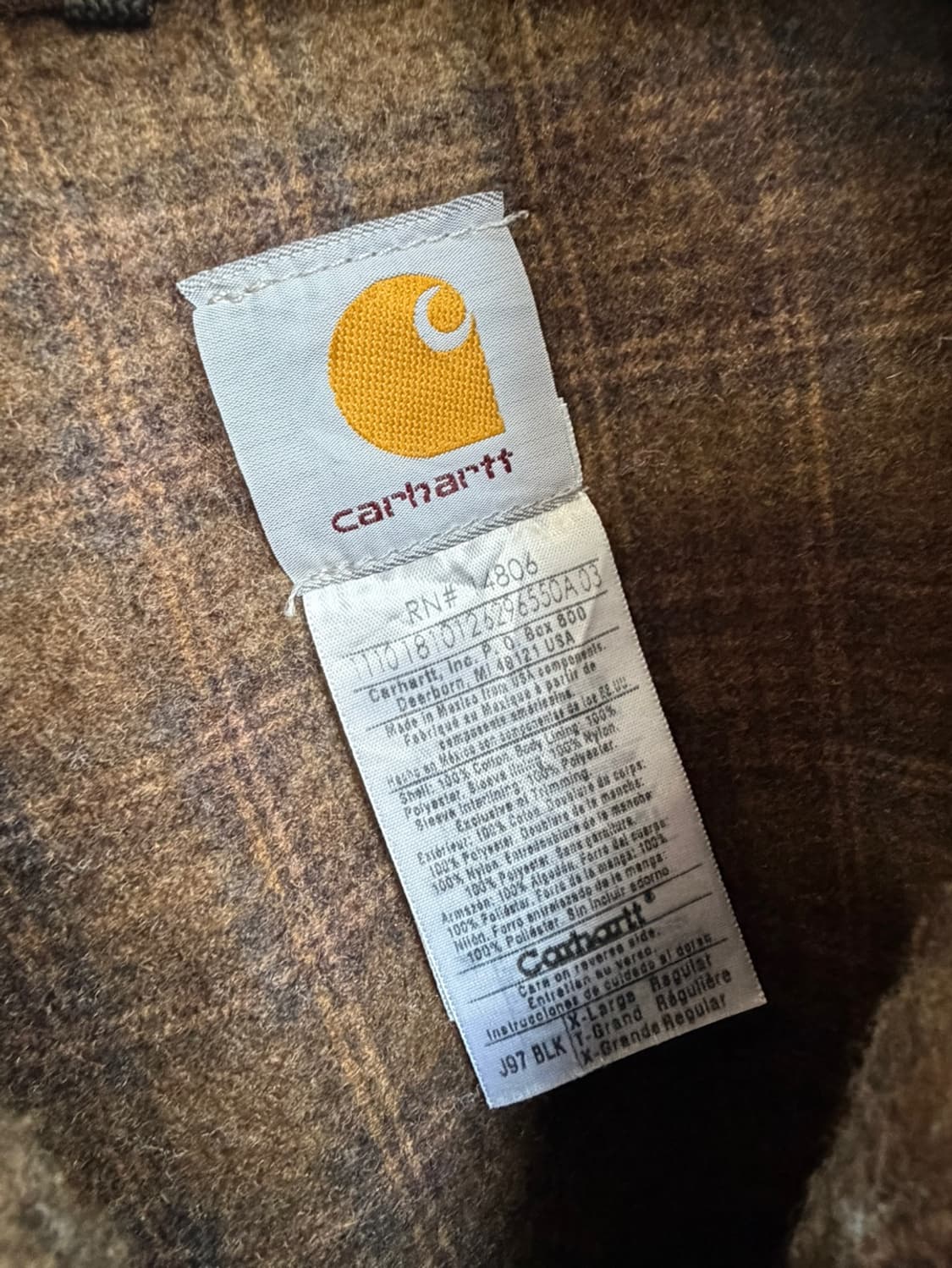칼하트 J97 디트로이트 워크 자켓  상품이미지7