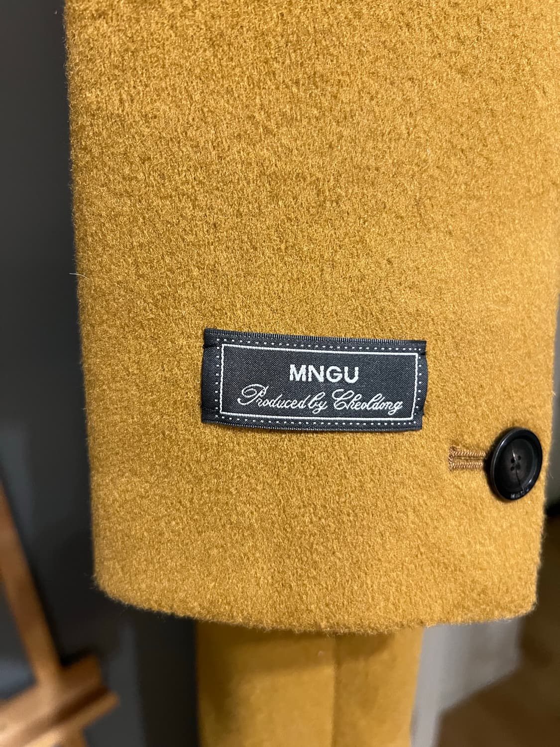 카라멜 더블 브레스트 울코트 상품이미지2