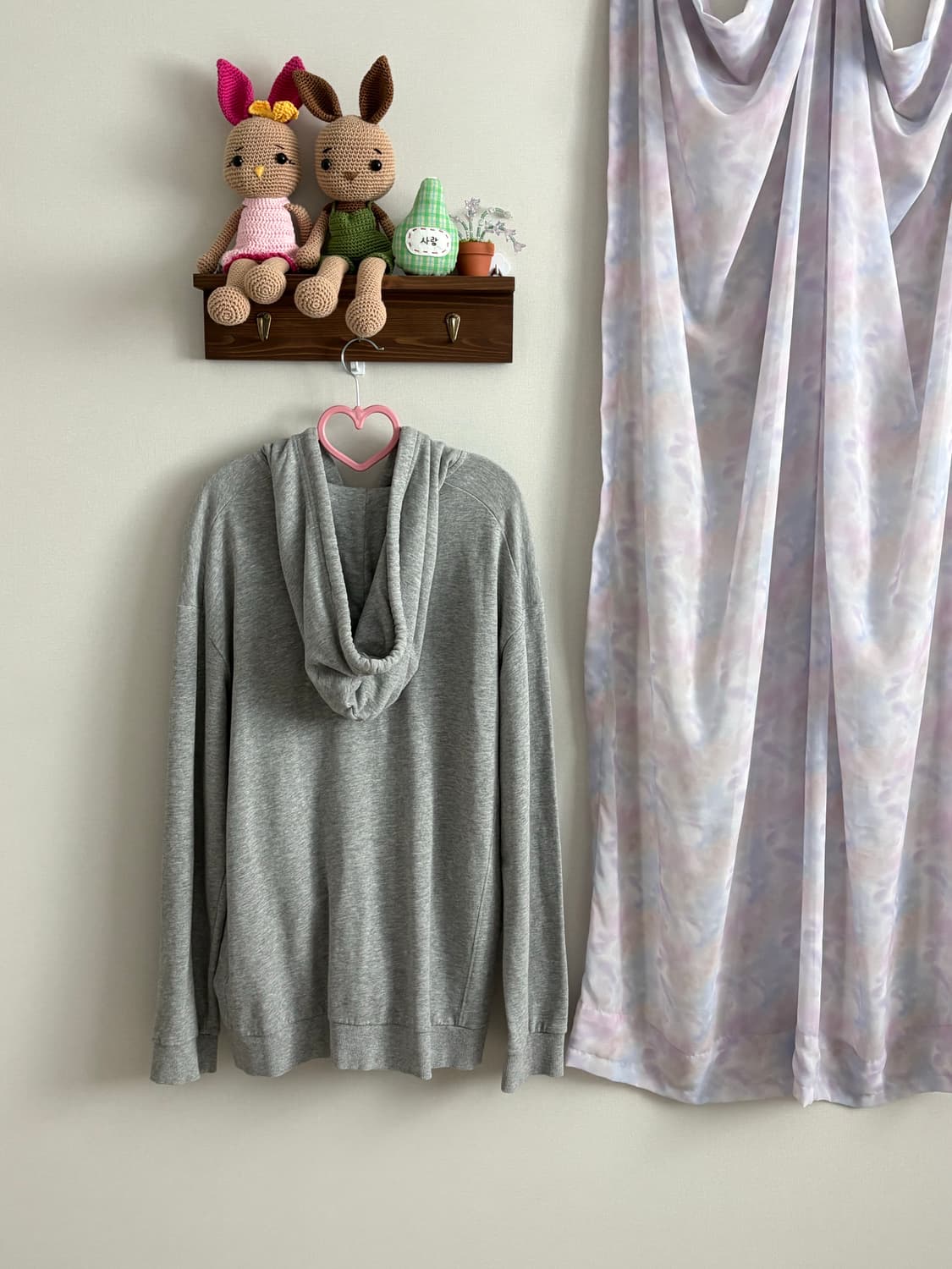 그레이 후드집업 상품이미지2