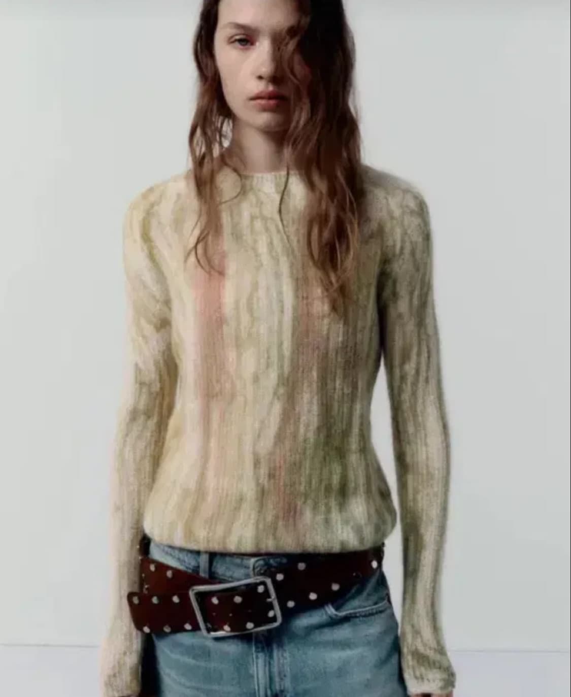 자라 울 타이다이 니트 S 상품이미지1