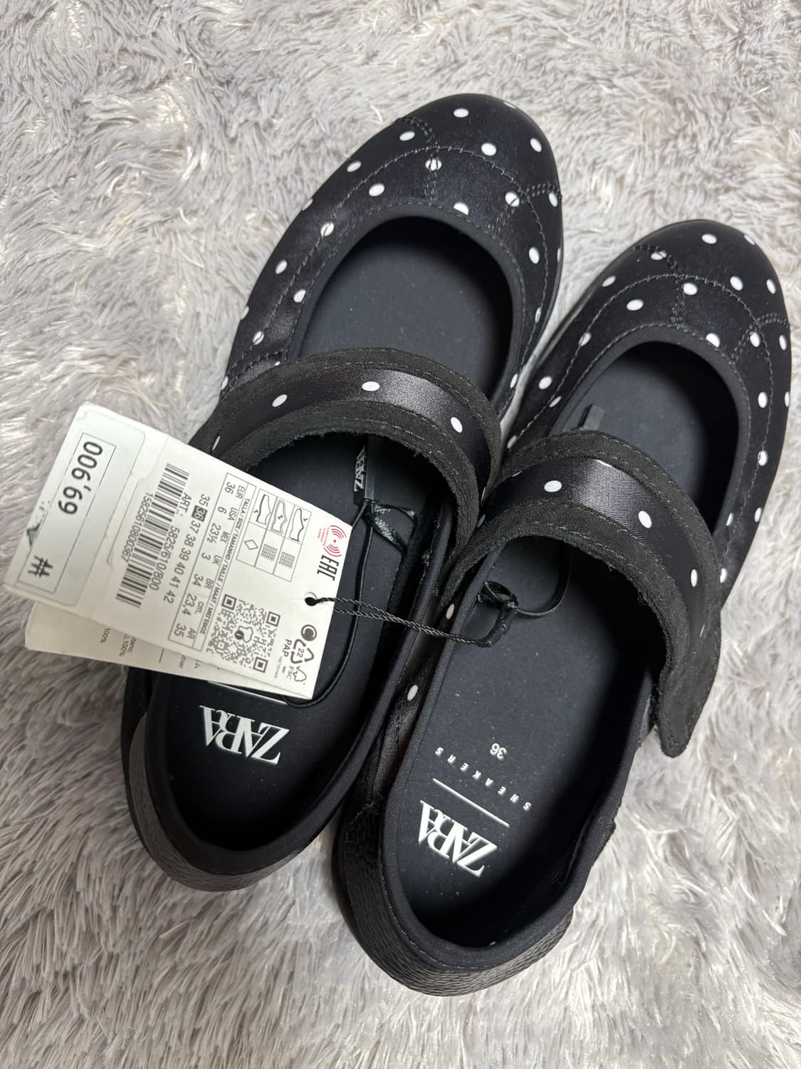 Zara 발레코어 도트슈즈 상품이미지5