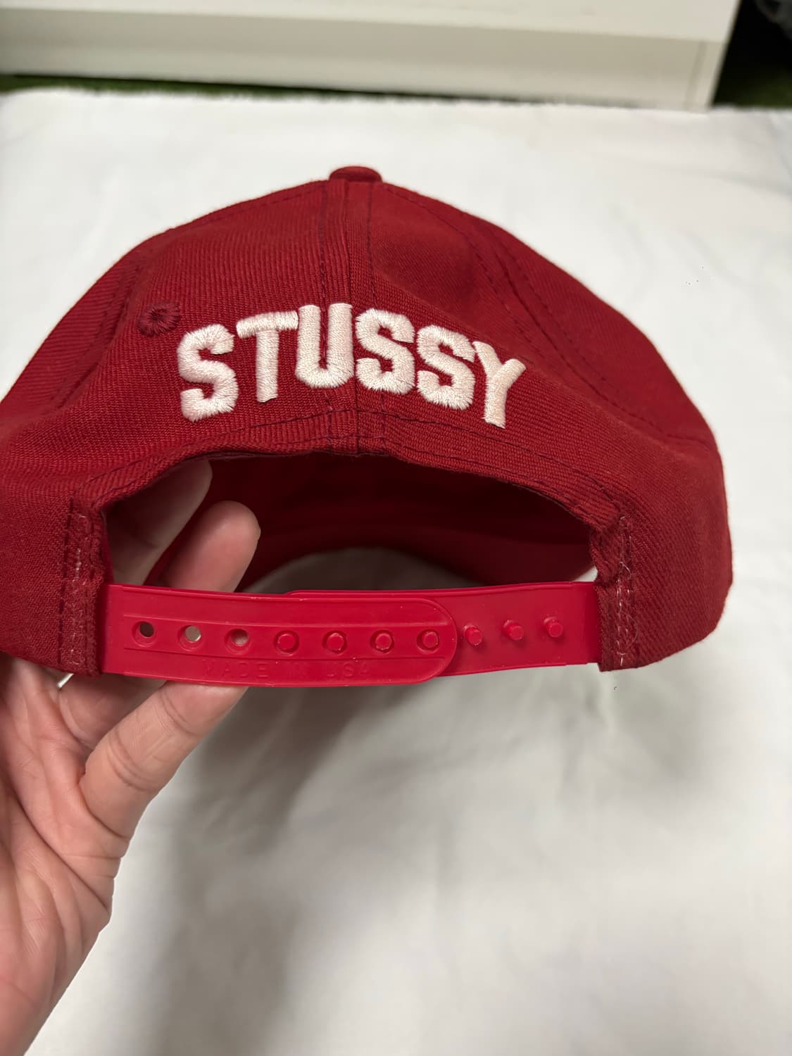 90s stussy cap made in usa 상품이미지4