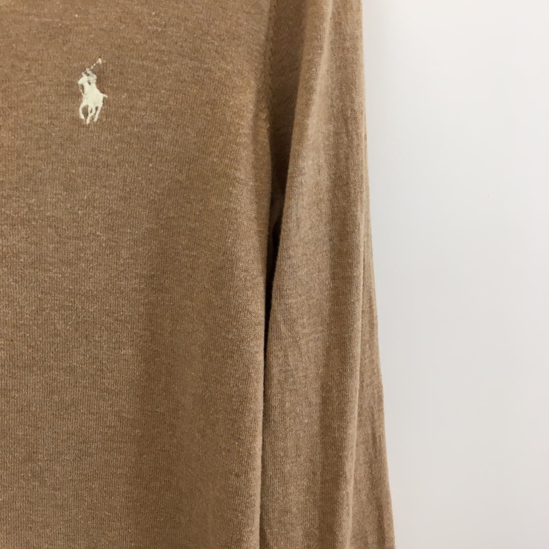 폴로 랄프로렌 QR백화점판 화이트포니 피마코튼 가디건 S  상품이미지2