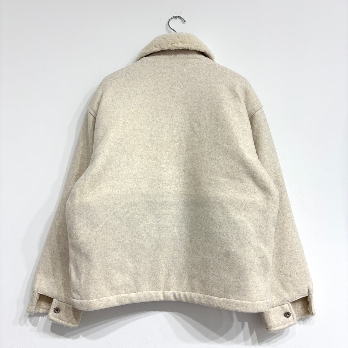 [새상품] 뽀글이 카라 누빔 모직자켓 상품이미지7