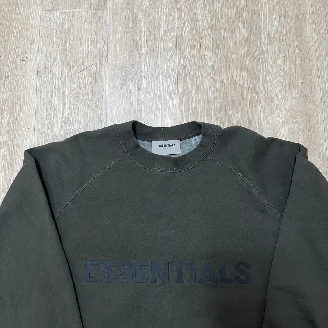 피어 오브 갓 에센셜 ESSENTIALS 맨투맨 카키 M(95) 상품이미지2