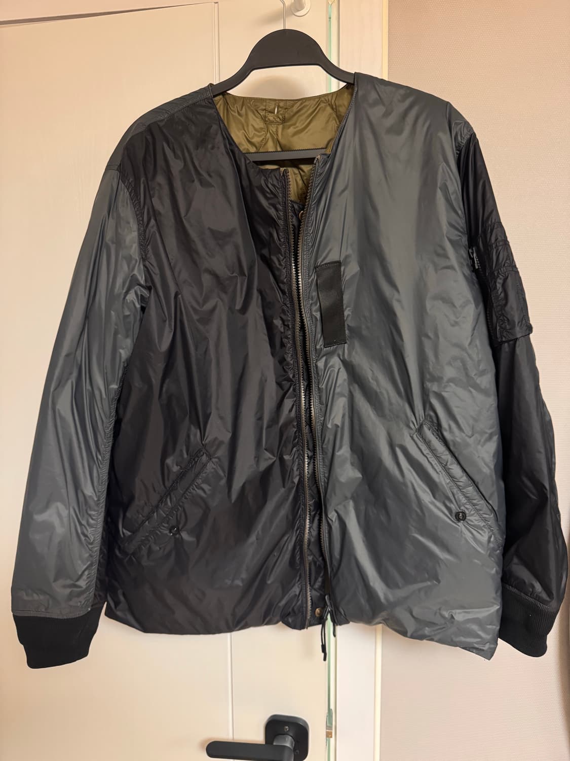 [L] 타이온 리버시블 ma-1 다운 경량패딩 상품이미지1