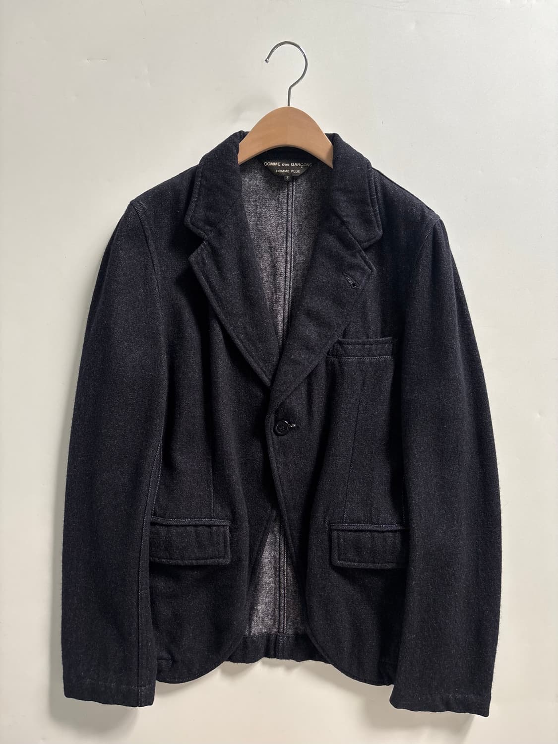 CDG 꼼데가르송 옴므 플러스 혼방 캐시미어 테일러드 자켓 상품이미지4