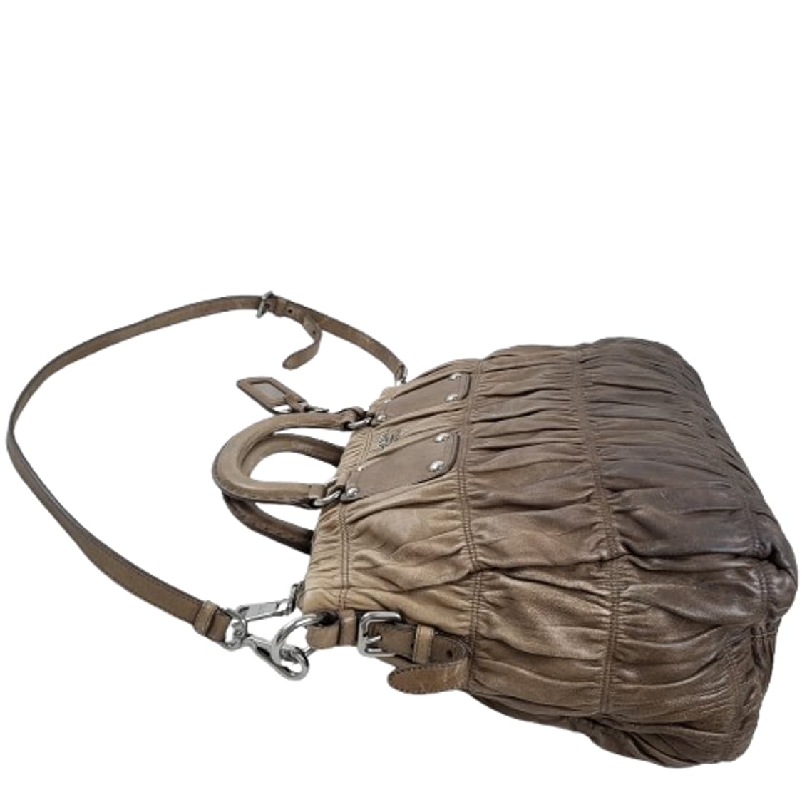 정품 프라다 고프레 나파가죽 옴브레 사첼백 상품이미지4